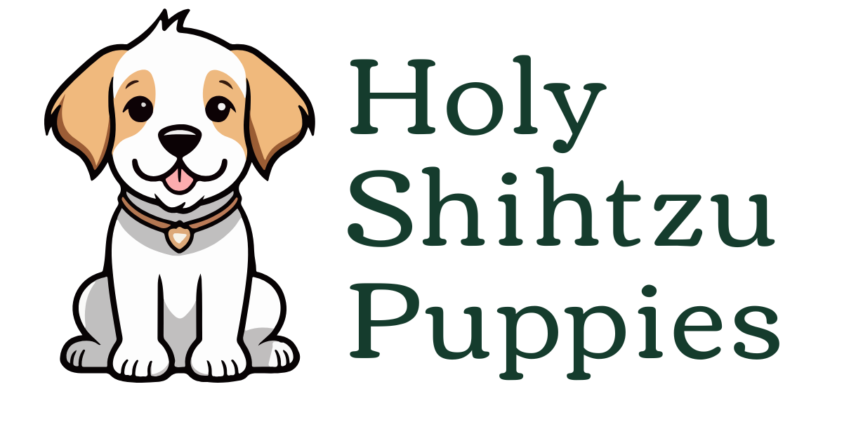 Black Brown Illustrative Cute Pet Shop Logo